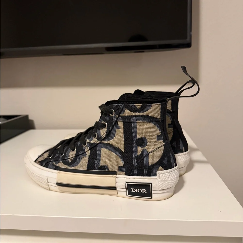 Dior B23 maxi oblique high top sneaker